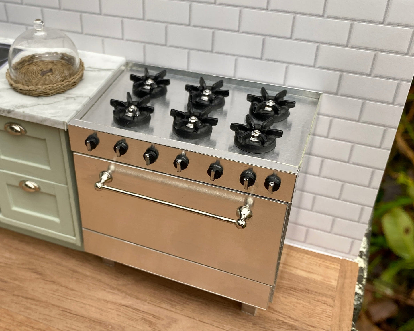 ELF Single Oven Range Silver Detail