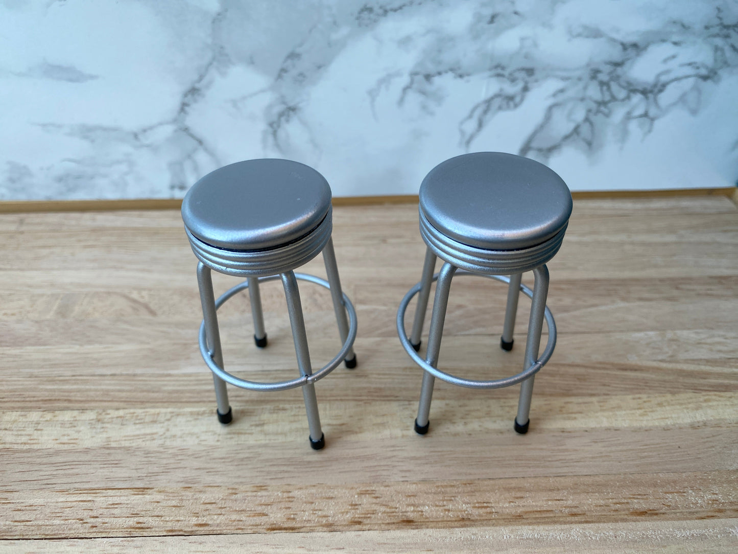 Silver Bar Stool