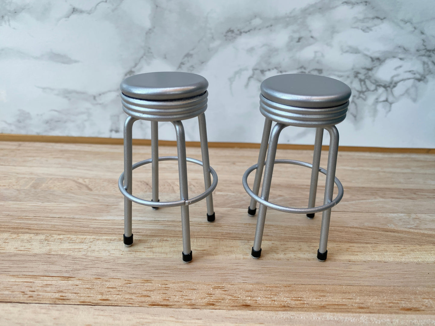 Silver Bar Stool