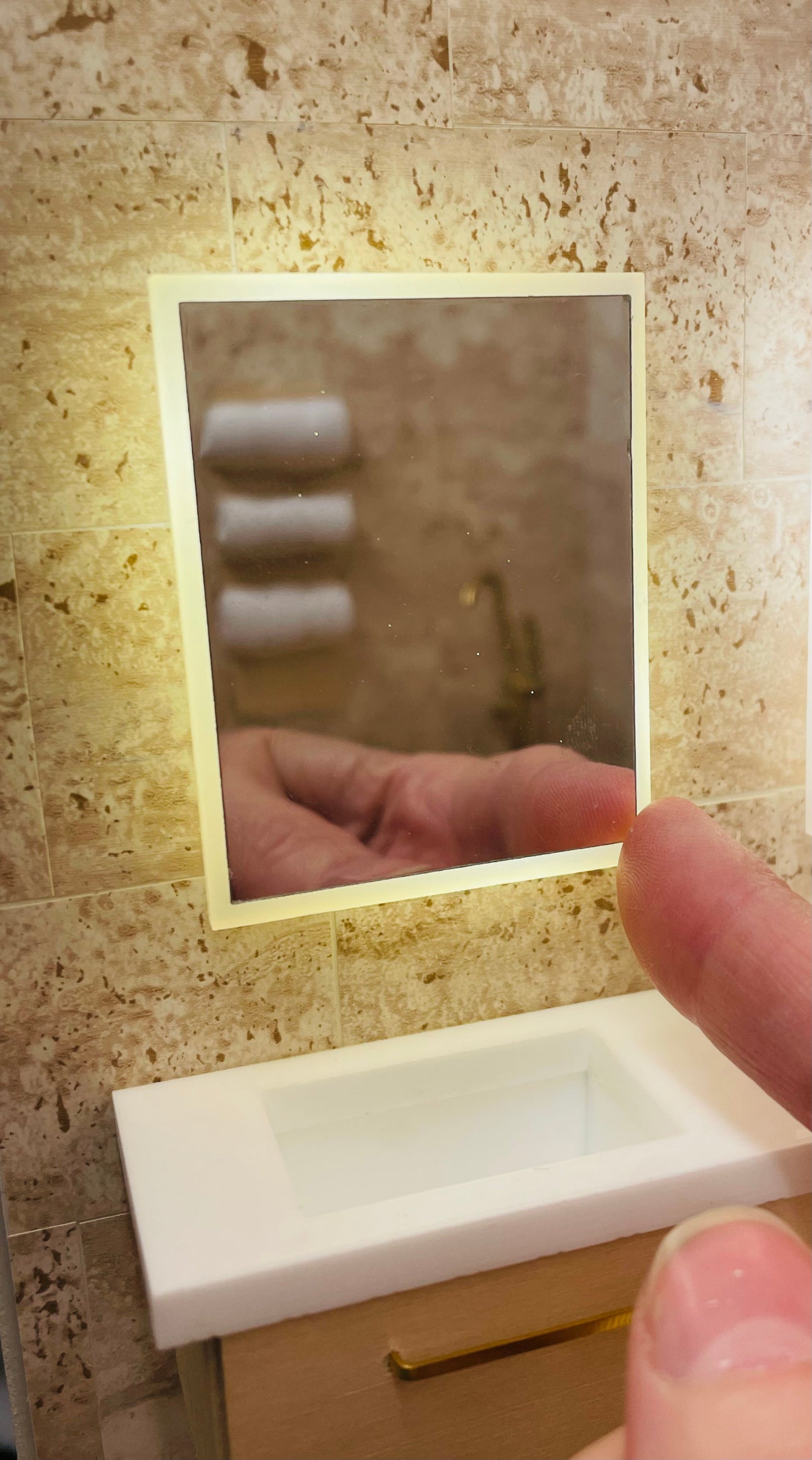 Backlit Bathroom Mirror