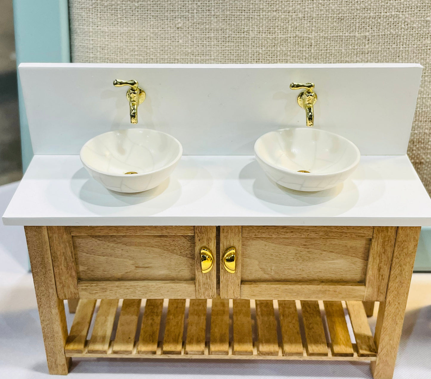 Double Bathroom Vanity Unit