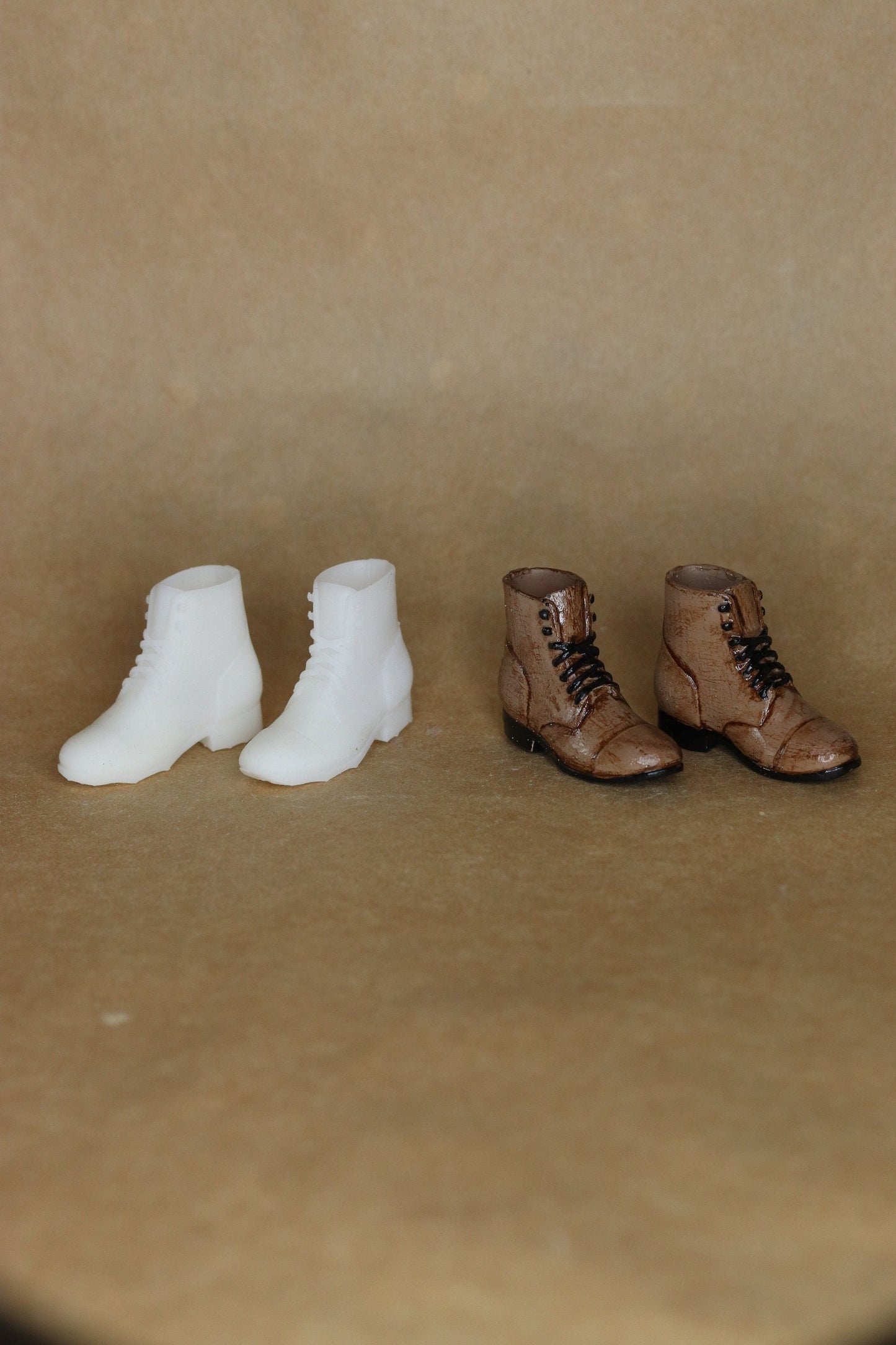 1:12 miniature dollhouse boots