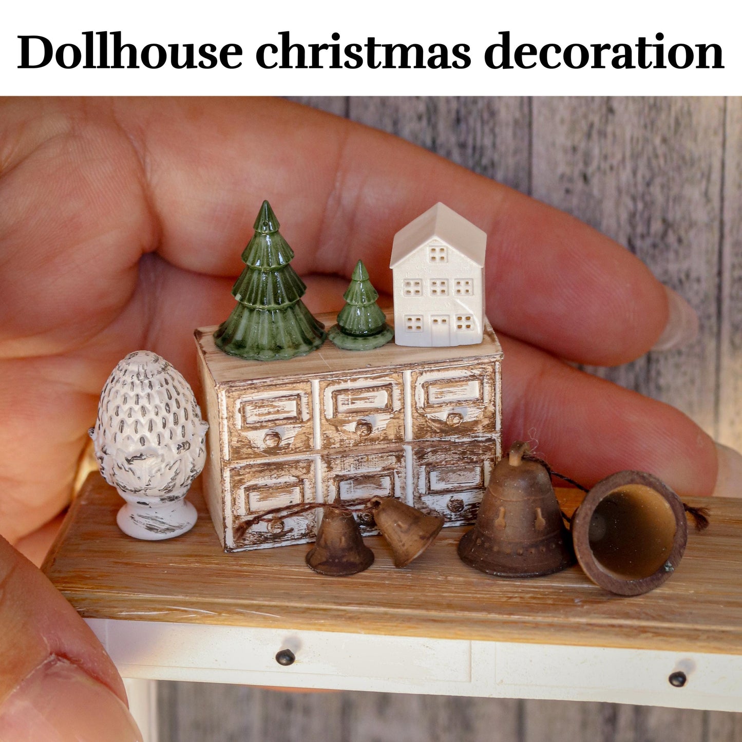 Dollhouse christmas decoration 1:12 miniature 3d printed